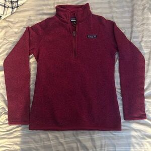 Patagonia Burgundy Women’s Quarter Zip (XS)